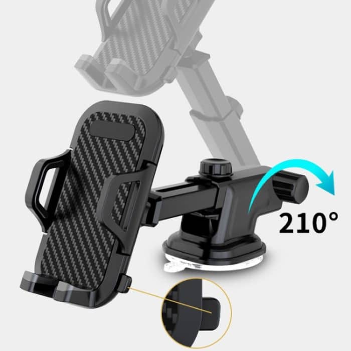 Multifunktionaler Fahrzeugnavigationsrahmen mit Saugnapf für die Kfz-Halterung, Suction Cup Mount Phone Holder (Black), Suction Cup  Mount Phone Holder (Blue) – Bild 5