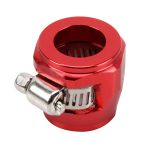 AN10 Car Performance Aluminium Zubehör Adapter Nitrit Schlauch Finisher Adapter Nylon Geflochtene Schlauchschelle Rot Finish, Zufällige Farblieferung – Bild 2