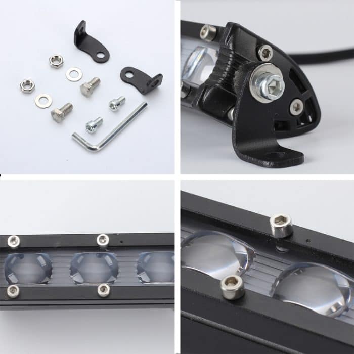 2 PCS 8 Zoll 18W 6000K IP67 1800ML Auto Boot Marine Arbeitsscheinwerfer Spotlight LED-Lampen, DC 9-30V – Bild 4