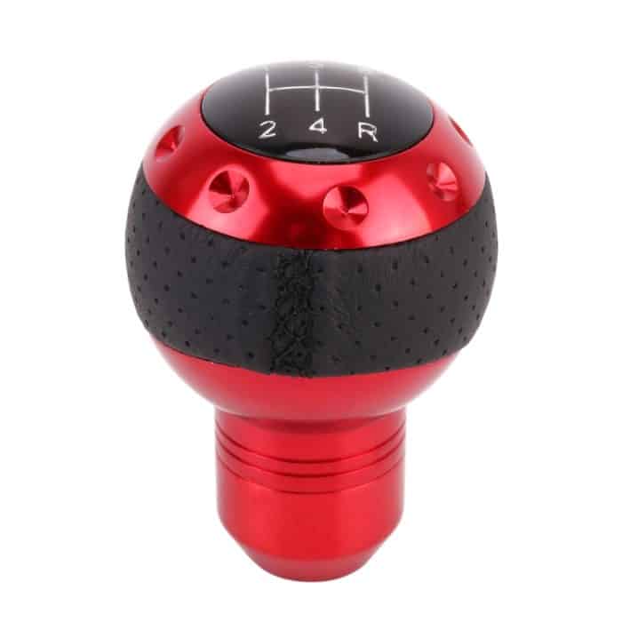 Universal Auto Schaltknauf Modifizierter Auto Schaltknauf Auto Getriebe Schalthebel Knopf Schaltknäufe, Shift Lever Knob Gear Knobs(Red) – Bild 2