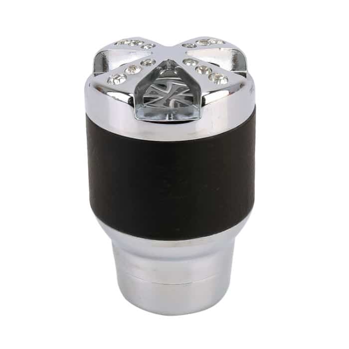 Universal Auto Diamant Schaltknauf Modifizierte Auto Schaltknauf Auto Getriebe Schalthebel Knopf Schaltknäufe, Shift Lever Knob Gear Knobs(Silver) – Bild 2