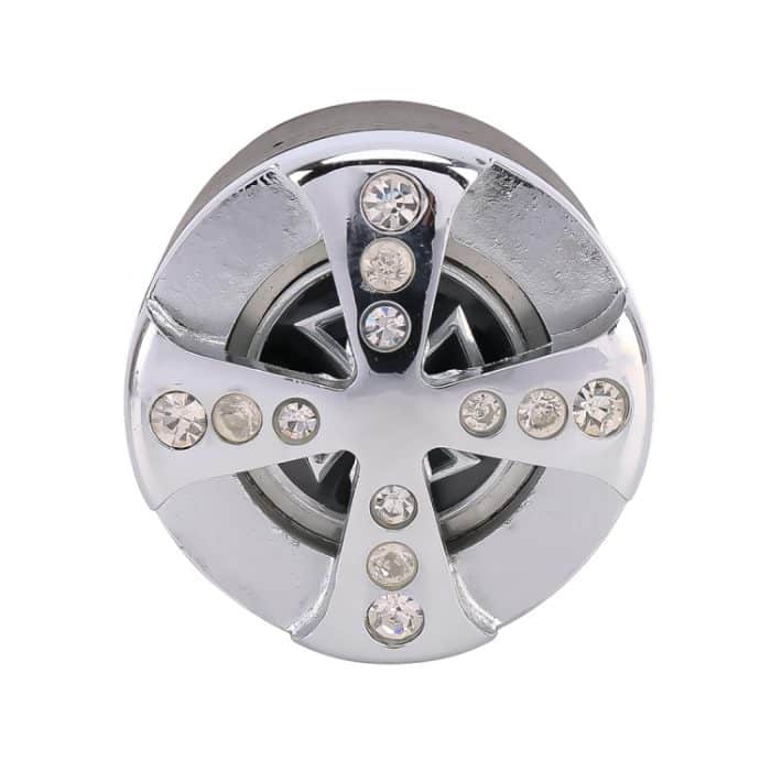 Universal Auto Diamant Schaltknauf Modifizierte Auto Schaltknauf Auto Getriebe Schalthebel Knopf Schaltknäufe, Shift Lever Knob Gear Knobs(Silver) – Bild 3