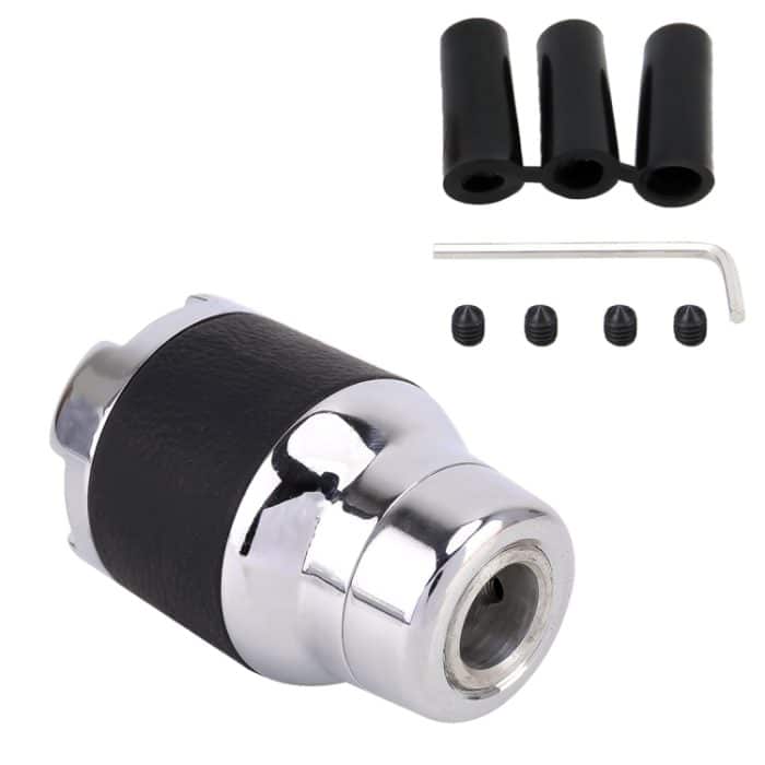 Universal Auto Diamant Schaltknauf Modifizierte Auto Schaltknauf Auto Getriebe Schalthebel Knopf Schaltknäufe, Shift Lever Knob Gear Knobs(Silver) – Bild 5