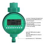 Automatischer Bewässerungsregler Timer Gartenwassertimer Sprinkler Bewässerungsregler Bewässerungs-Timer Regler Bewässerungssätze – Bild 12