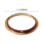 4 Stück Auto-Auslass-Dekorringe, Aluminiumlegierung, Luftauslass, Chrom-Zierring, Auto-Armaturenbrett, Lüftungsschlitze, Abdeckung, Aufkleber, Dekoration für Audi A3, For Audi A3 – Bild 3