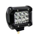 4 Zoll dreireihige LED-Lichtleiste, modifizierte Offroad-Lichter, Dachlichtleiste, IP67, wasserdicht, 9 W, Kondensator, 6000 K, 5500 lm, LED-Scheinwerfer, Suchscheinwerfer, Auto-LED-Arbeitsscheinwerfer, DC 10–48 V, Spot+36W – Bild 2