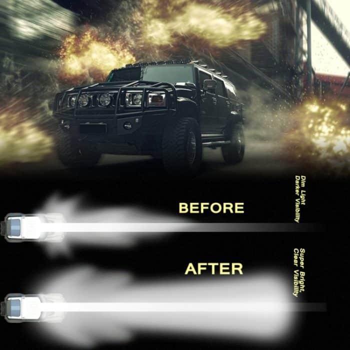 4 Zoll dreireihige LED-Lichtleiste, modifizierte Offroad-Lichter, Dachlichtleiste, IP67, wasserdicht, 9 W, Kondensator, 6000 K, 5500 lm, LED-Scheinwerfer, Suchscheinwerfer, Auto-LED-Arbeitsscheinwerfer, DC 10–48 V, Spot+36W – Bild 7