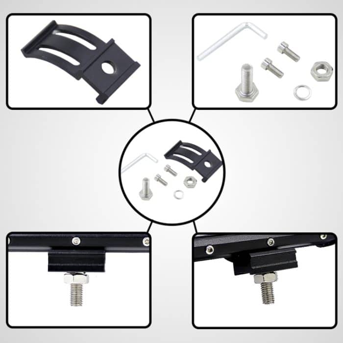 5 Zoll 18W 24 LED Wasserdicht IP67 Zwei Bar Modifizierte Offroad-Scheinwerfer Scheinwerferlicht Auto-Arbeitsscheinwerfer, DC 9-48V, Spot/72W/6000K 3000LM, Yellow/18W/3000K 1080LM – Bild 4