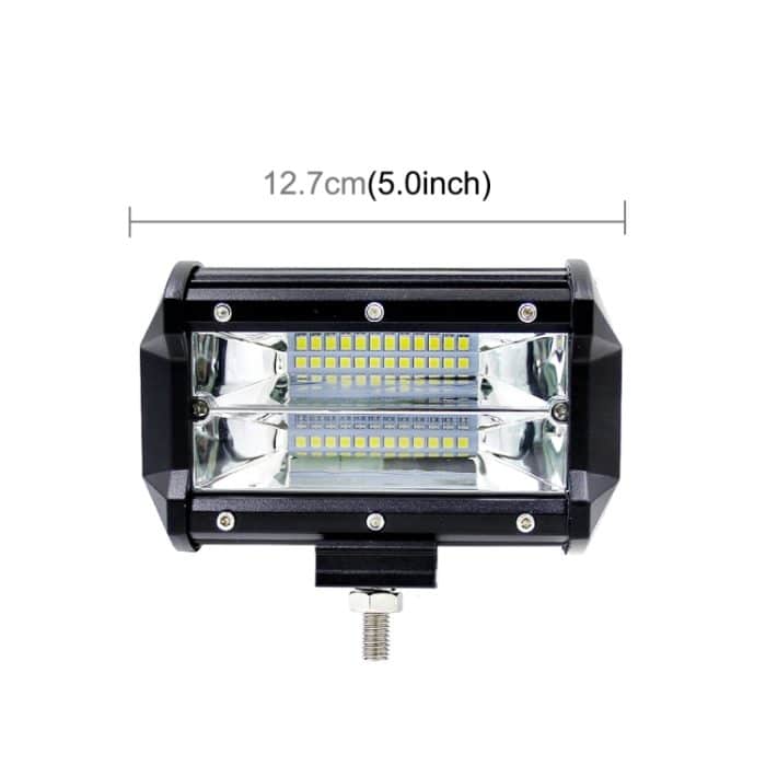 5 Zoll 18W 24 LED Wasserdicht IP67 Zwei Bar Modifizierte Offroad-Scheinwerfer Scheinwerferlicht Auto-Arbeitsscheinwerfer, DC 9-48V, Spot/72W/6000K 3000LM, Yellow/18W/3000K 1080LM – Bild 6
