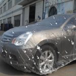 Universal Universal wasserdichte Anti-Staub-Sonnenschutz-SUV-Entsorgung PE-Autoabdeckung für Autos mit einer Länge von bis zu 7,5 m (293 Zoll)