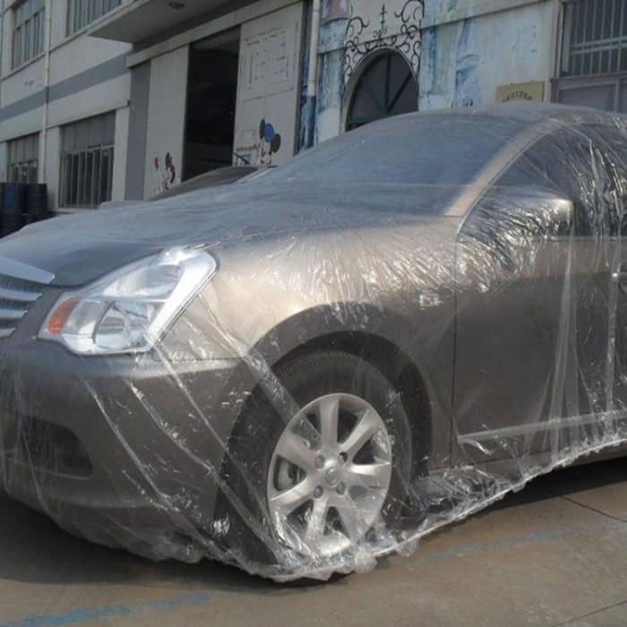 Universal Universal wasserdichte Anti-Staub-Sonnenschutz-SUV-Entsorgung PE-Autoabdeckung für Autos mit einer Länge von bis zu 7,5 m (293 Zoll) – Bild 2