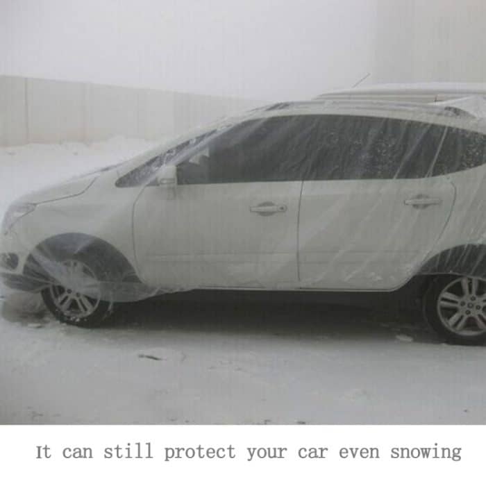 Universal Universal wasserdichte Anti-Staub-Sonnenschutz-SUV-Entsorgung PE-Autoabdeckung für Autos mit einer Länge von bis zu 7,5 m (293 Zoll) – Bild 4