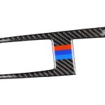 Car Carbon Fiber Window Lift Panel ohne Klappschlüssel Dreifarbiger dekorativer Aufkleber für BMW Z4 Left Drive 2009-2015 – Bild 6