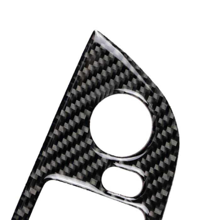 Car Carbon Fiber Window Lift Panel ohne Klappschlüssel Einfarbiger dekorativer Aufkleber für BMW Z4 2009-2015, Geeignet für Linkslenker – Bild 4