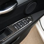 Car Carbon Fiber Window Lift Panel ohne Klappschlüssel Einfarbiger dekorativer Aufkleber für BMW Z4 2009-2015, Geeignet für Linkslenker – Bild 7