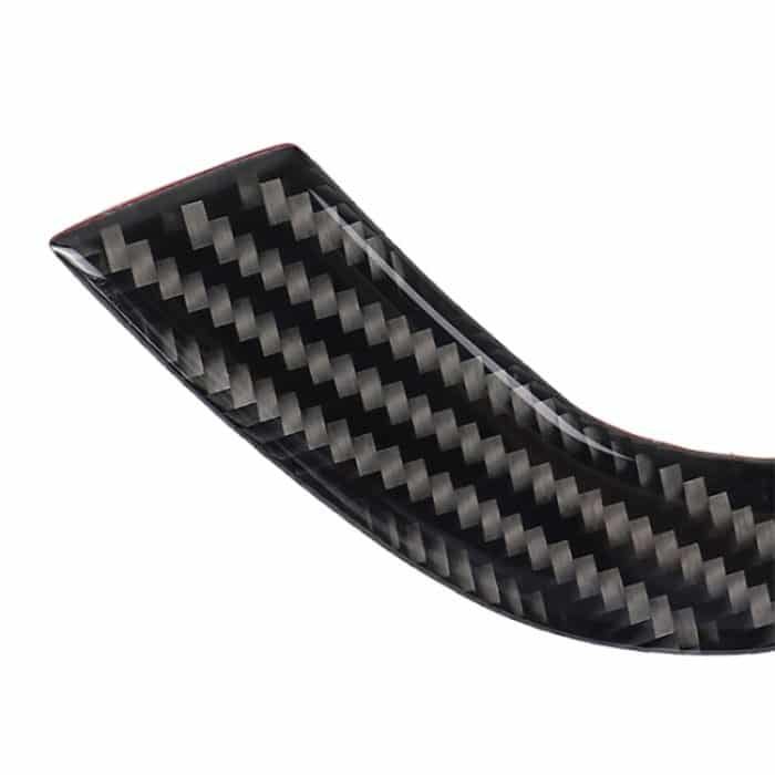 Car Carbon Fiber Window Lift Panel mit Faltschlüssel Dreifarbiger dekorativer Aufkleber für BMW Z4 2009-2015, geeignet für Linkslenker – Bild 4