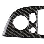 Car Carbon Fiber Window Lift Panel mit Faltschlüssel Dreifarbiger dekorativer Aufkleber für BMW Z4 2009-2015, geeignet für Linkslenker – Bild 6