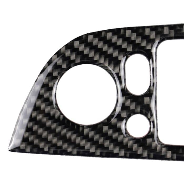 Car Carbon Fiber Window Lift Panel mit Faltschlüssel Dreifarbiger dekorativer Aufkleber für BMW Z4 2009-2015, geeignet für Linkslenker – Bild 6