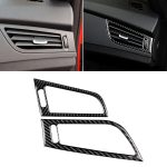 Car Carbon Fiber Side Air Outlet Panel Einfarbiger dekorativer Aufkleber für BMW Z4 2009-2015, geeignet für Linkslenker
