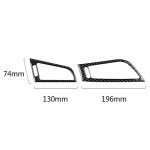 Car Carbon Fiber Side Air Outlet Panel Einfarbiger dekorativer Aufkleber für BMW Z4 2009-2015, geeignet für Linkslenker – Bild 3