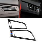 Car Carbon Fiber Side Air Outlet Panel Dreifarbiger dekorativer Aufkleber für BMW Z4 2009-2015, geeignet für Linkslenker