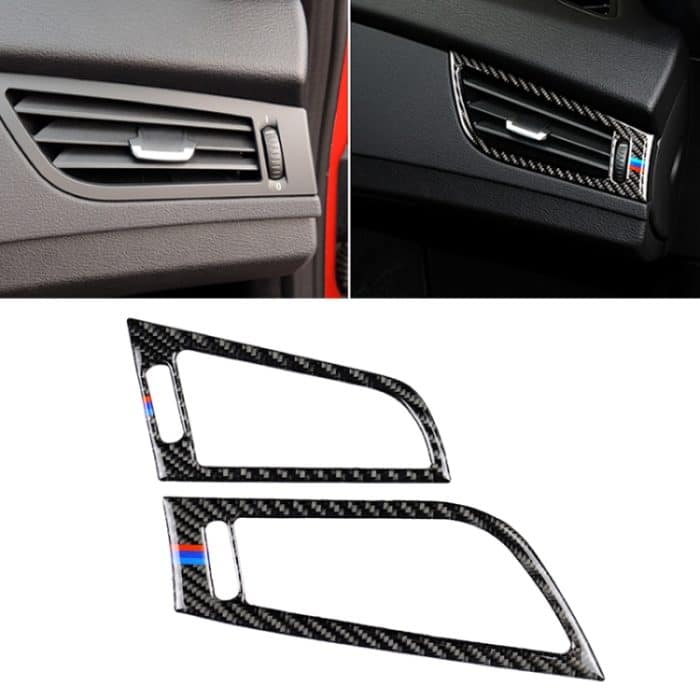 CMS7126.jpg Car Carbon Fiber Side Air Outlet Panel Dreifarbiger dekorativer Aufkleber für BMW Z4 2009-2015, geeignet für Linkslenker – Bild 1