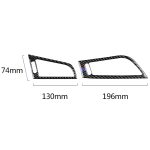 Car Carbon Fiber Side Air Outlet Panel Dreifarbiger dekorativer Aufkleber für BMW Z4 2009-2015, geeignet für Linkslenker – Bild 3