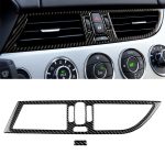 2 Stück für links fahrendes Auto Kohlefaser Zwischenluftauslassverkleidung Soild Color Dekorativer Aufkleber für BMW Z4 2009-2015