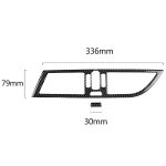 2 PCS Car Carbon Fiber Intermediate Air Outlet Panel Dreifarbiger dekorativer Aufkleber für BMW Z4 2009-2015 Geeignet für Linksfahrten – Bild 2