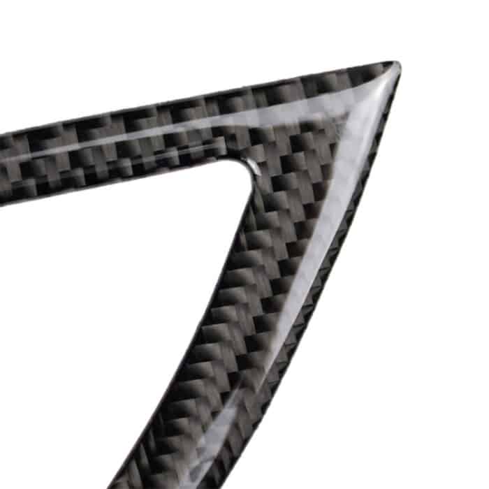 2 PCS Car Carbon Fiber Intermediate Air Outlet Panel Dreifarbiger dekorativer Aufkleber für BMW Z4 2009-2015 Geeignet für Linksfahrten – Bild 3