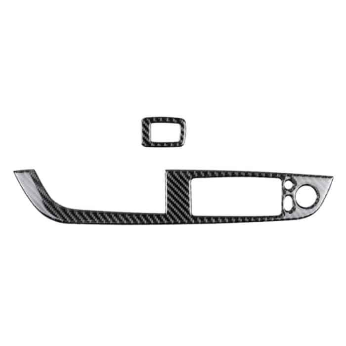 Auto Carbon Fiber Window Lift Panel Mit Faltschlüssel Soild Dekorativer Aufkleber für Linksantrieb BMW Z4 2009-2015 – Bild 2