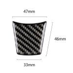 Auto Carbon Lenkrad einfarbig dekorative Aufkleber für BMW Z4 2009-2015 – Bild 3