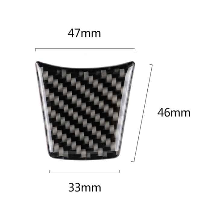Auto Carbon Lenkrad einfarbig dekorative Aufkleber für BMW Z4 2009-2015 – Bild 3