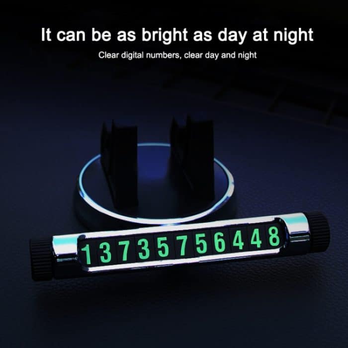 Multifunktions-Auto-Instrumententafel-Handyhalter, temporäre Parkkarte – Bild 11