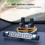 Multifunktions-Auto-Instrumententafel-Handyhalter, temporäre Parkkarte – Bild 7