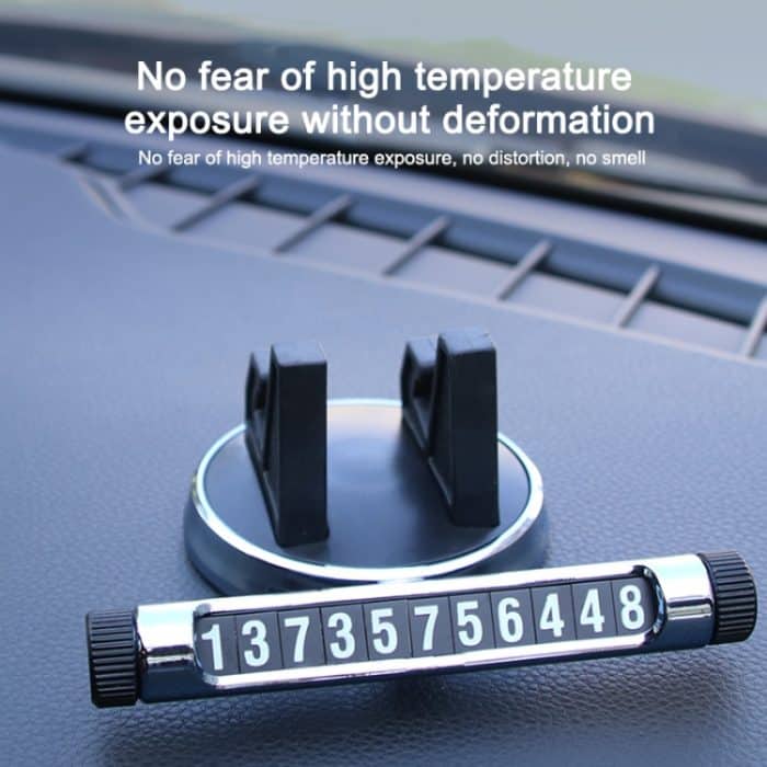 Multifunktions-Auto-Instrumententafel-Handyhalter, temporäre Parkkarte – Bild 8