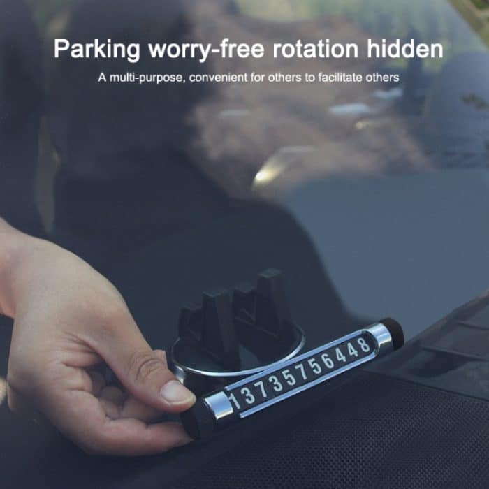 Multifunktions-Auto-Instrumententafel-Handyhalter, temporäre Parkkarte – Bild 10