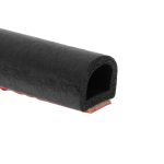 Kleiner D-förmiger Dichtungsstreifen zur Geräuschreduzierung mit Aufkleber, Länge: 5 m – Bild 3