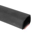 Großer D-förmiger Dichtungsstreifen zur Geräuschreduzierung mit Aufkleber, Länge: 5 m – Bild 3