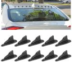 10 PCS Universal Car Kohlefaser Haifischflossen Diffusor Vortex Generator Dachspoiler