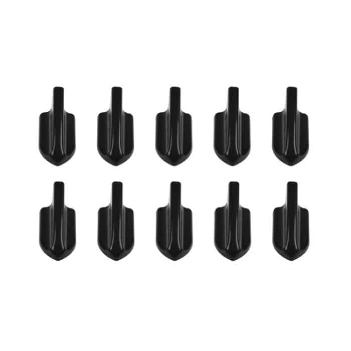 10 PCS Universal Car Schwarzhai Fin Diffusor Vortex Generator Dachspoiler – Bild 5