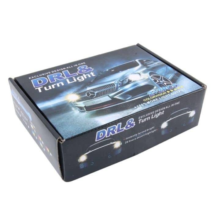 2PCS 1156 / Ba15s 5W 300LM 66LEDs SMD-4014 Auto-Heckbirne Blinker Auto-Rückfahrleuchte Tagfahr-Blinker Autoquelle (weißes Licht + gelbes Licht), Kabellänge: 1 m – Bild 6