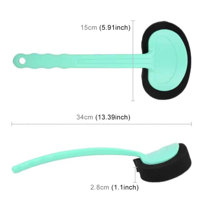 Autogrüner Griff Waschschwamm Hochdichter Schwamm, Größe: 34 x 15 x 2,8 cm – Bild 4