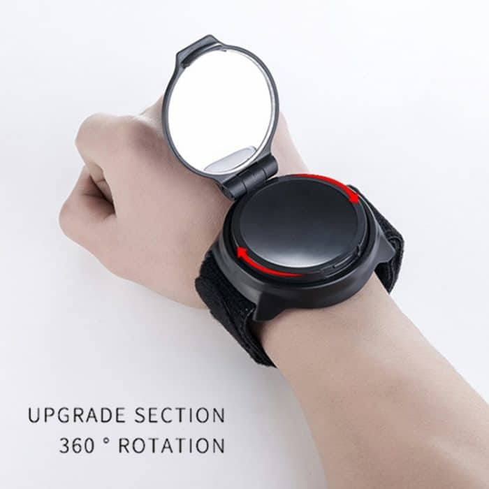 Fahrrad 360 Grad Rückspiegel Arm Handgelenkriemen Rückspiegel – Bild 6