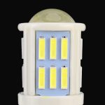 2 Stück 1156/BA15S 4,5 W DC 12 V 6000 K 290 lm Auto-Keramik-Blinker/Rückfahrlicht 27 LEDs SMD-7020 Lampen, mit Projektorlinse, 1156 / BA15S – Bild 6