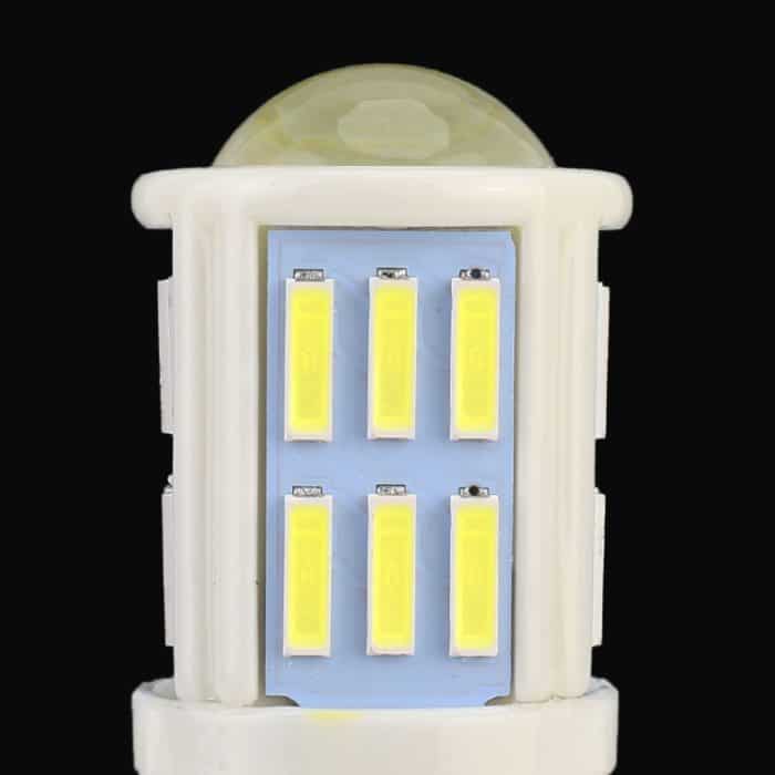 2 Stück 1156/BA15S 4,5 W DC 12 V 6000 K 290 lm Auto-Keramik-Blinker/Rückfahrlicht 27 LEDs SMD-7020 Lampen, mit Projektorlinse, 1156 / BA15S – Bild 6