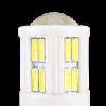 2 Stück T20/7440 3 W DC 12 V 6000 K 200 lm Auto Keramik Blinker/Rückfahrlicht 16 LEDs SMD-7020 Lampen, mit Projektorlinse, T20 / 7440 – Bild 6