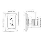 Universal Auto Elektro LED Licht Heckklappe Kofferraumentriegelungsschalter Heckklappe Türschalter – Bild 6