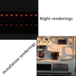 3Pin 8-Wege-Schalter Kombinationsschalterfeld mit Licht- und Projektorlinse für Wohnmobil-Schiff – Bild 8