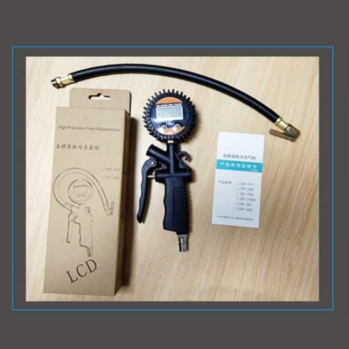 CAR Digital LCD -Anzeige Reifenluftdruck -Inflator -Messgeräte Fahrtstester Inflationsüberwachung – Bild 7